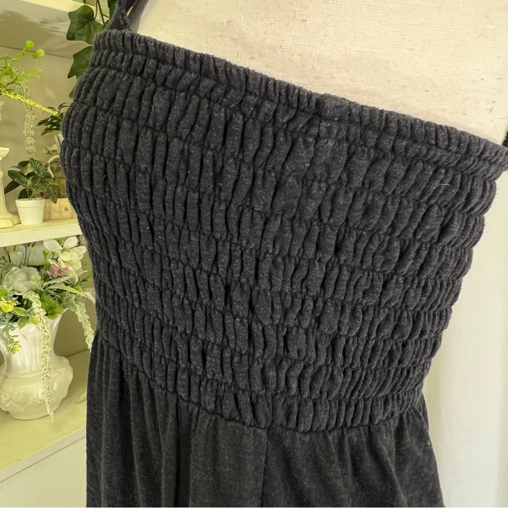 Free People Beach  Black Smocked Jumpsuit - Picture 12 of 16